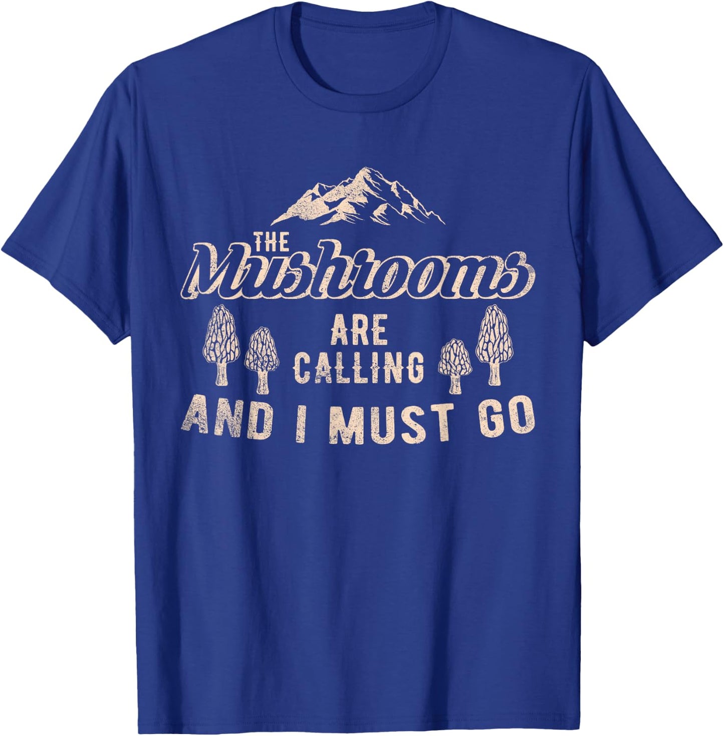 Mushroom Mycology Fungi Mushrooms Foraging T-Shirt - T-Shirt | Royal