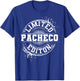 PACHECO Funny Surname Family Tree Birthday Reunion Gift T-Shirt - T-Shirt | Royal