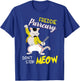 Freddie Purrcury Dont Stop Meow Kittycat Design Men Women Girls Kids T-Shirt - T-Shirt | Royal