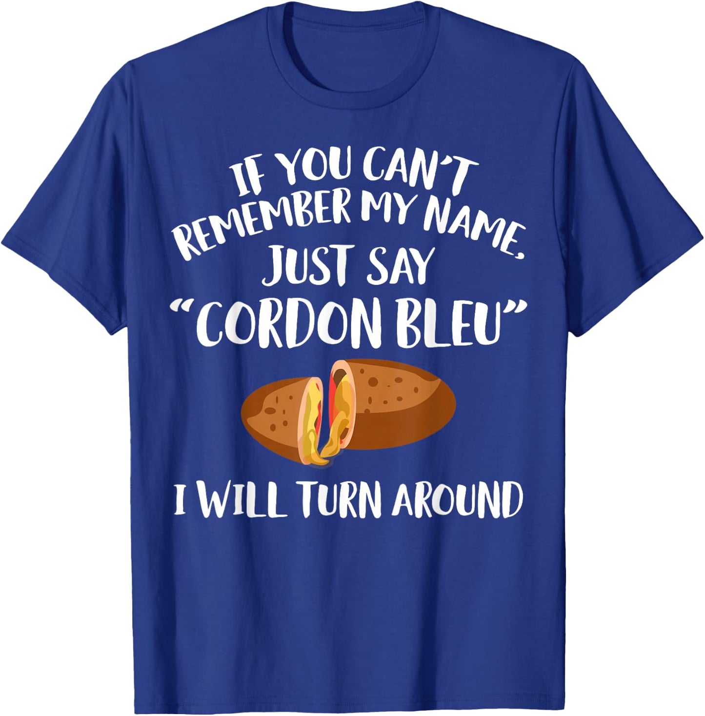 Cordon Bleu Apparel - Funny Bleus Lover Design T-Shirt - T-Shirt | Royal