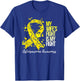My Wife’s Fight Is My Fight Osteosarcoma Awareness T-Shirt - T-Shirt | Royal