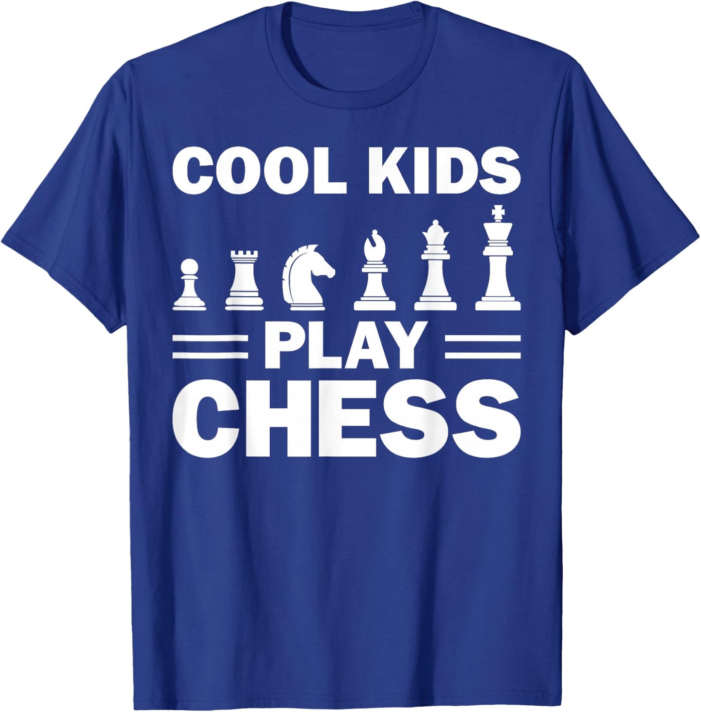 Funny Chess Gift Boys Girls Kids Chess Player Men Women T-Shirt - T-Shirt | Royal