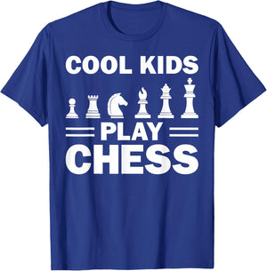 Funny Chess Gift Boys Girls Kids Chess Player Men Women T-Shirt - T-Shirt | Royal