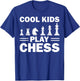 Funny Chess Gift Boys Girls Kids Chess Player Men Women T-Shirt - T-Shirt | Royal