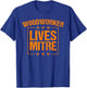 Funny Woodworker Lives Mitre Gift Cute Woodworking T-Shirt - T-Shirt | Royal