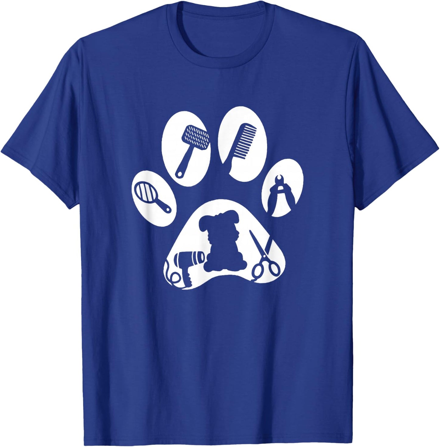 Dog Groomer Gifts - Dog Grooming T-Shirt - T-Shirt | Royal