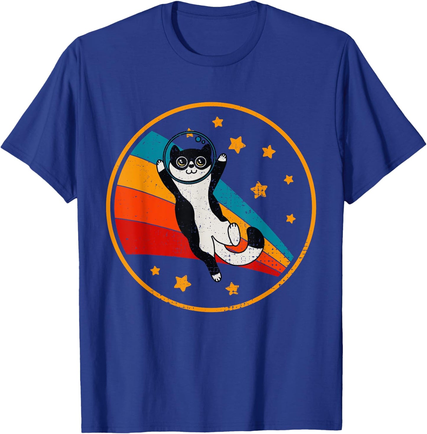 Cute Tuxedo Cat Two Tone Black & White Women Girls Kids T-Shirt - T-Shirt | Royal