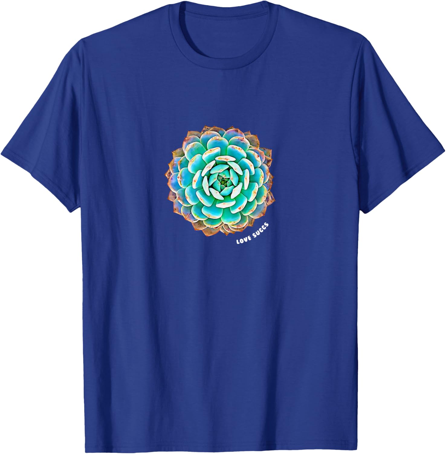 Love Succs Succulent T-Shirt - T-Shirt | Royal