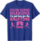 Color Guard Grandma Halftime Show Color Guard Grandmother T-Shirt - T-Shirt | Royal