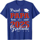 Proud Papa of a class of 2025 graduate for graduation T-Shirt - T-Shirt | Royal