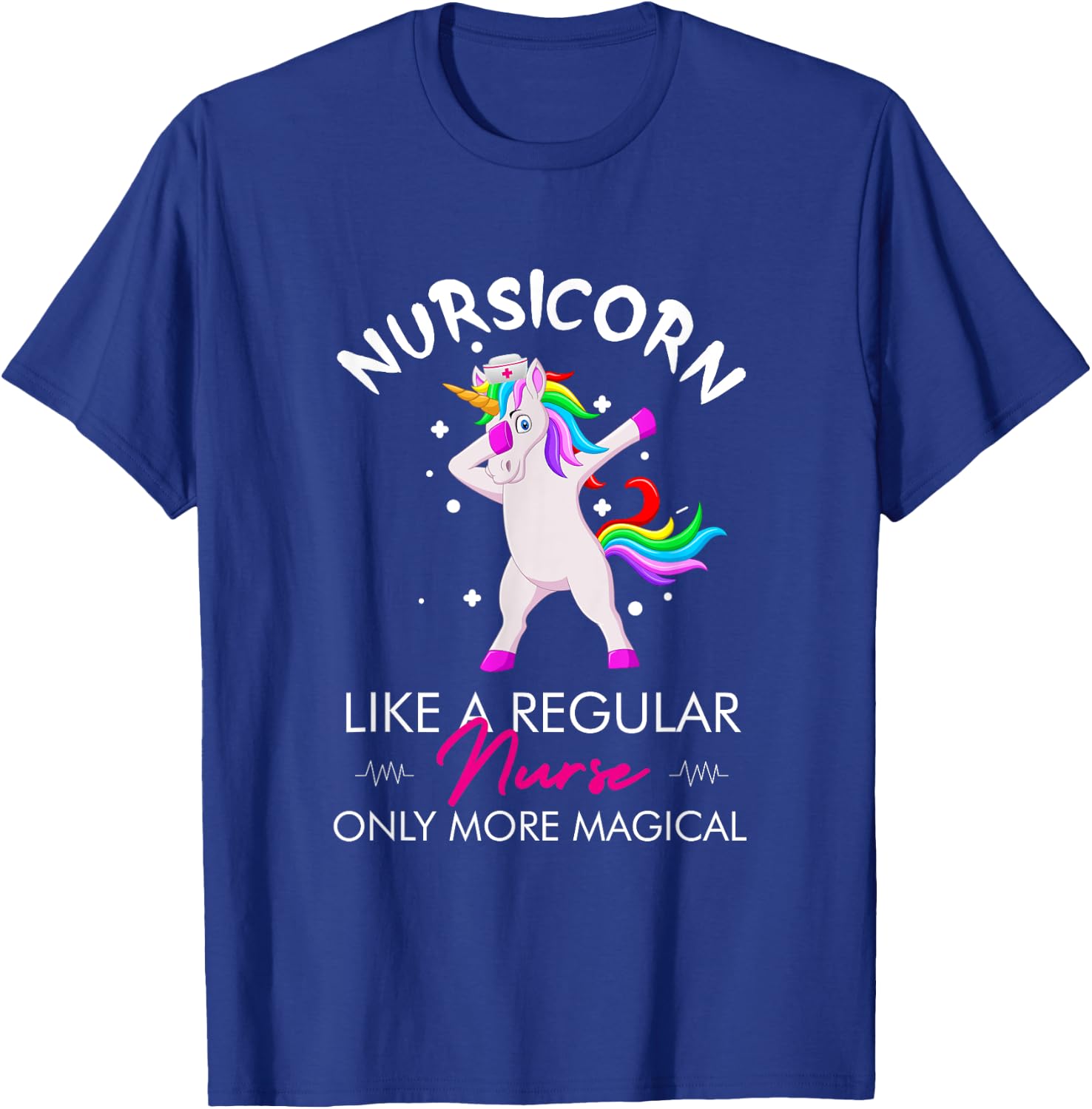 Accessories Essentials Items Supplies Gear & Gifts Nursicorn Regular More Magical Unicorn Nurse Funny Women's T-Shirt - T-Shirt | Royal