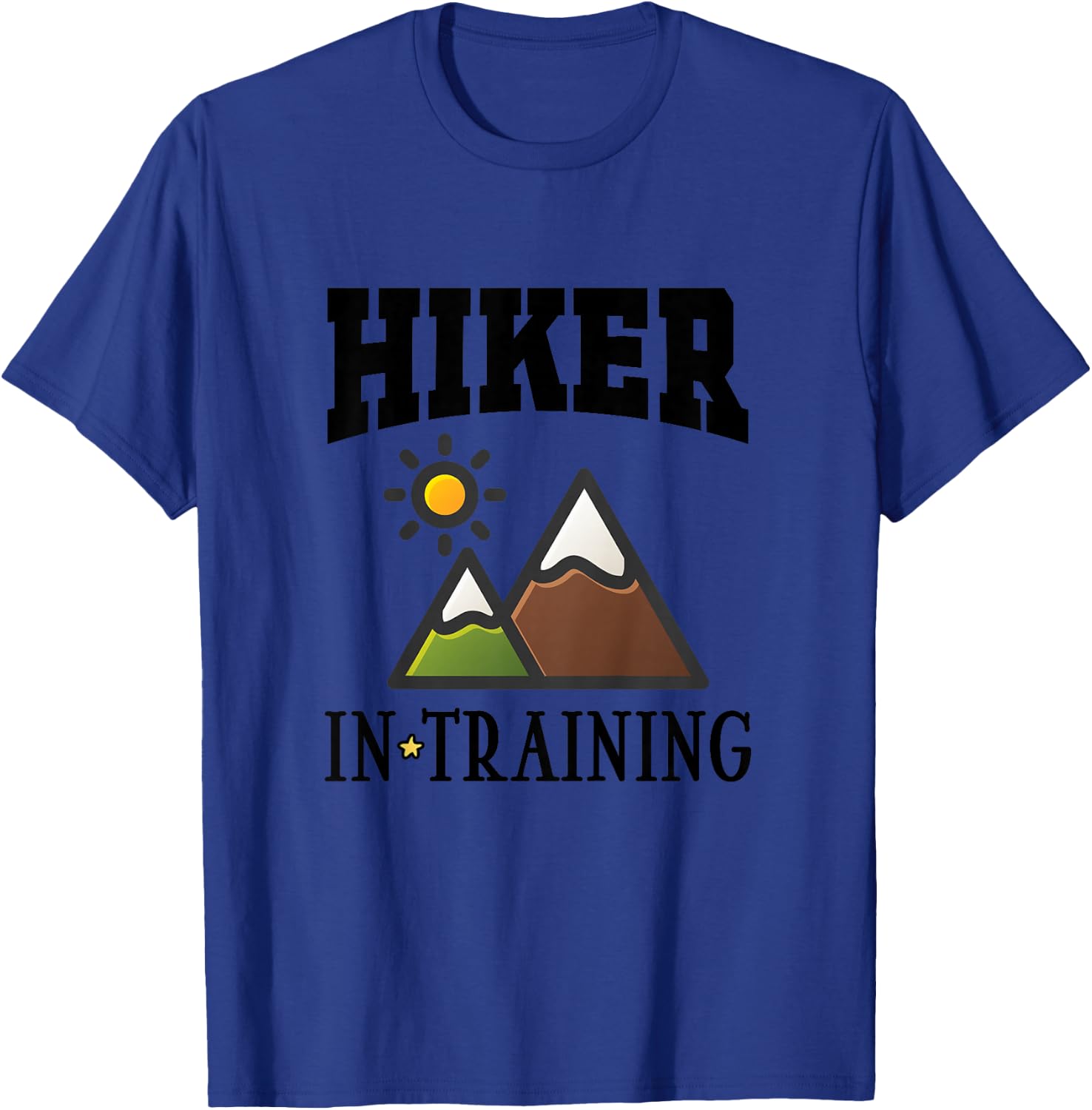Future Hiker in Training Cute Hiking T-Shirt - T-Shirt | Royal