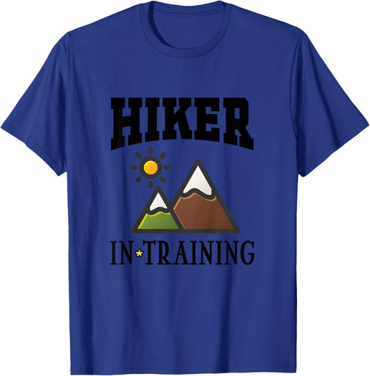 Future Hiker in Training Cute Hiking T-Shirt - T-Shirt | Royal