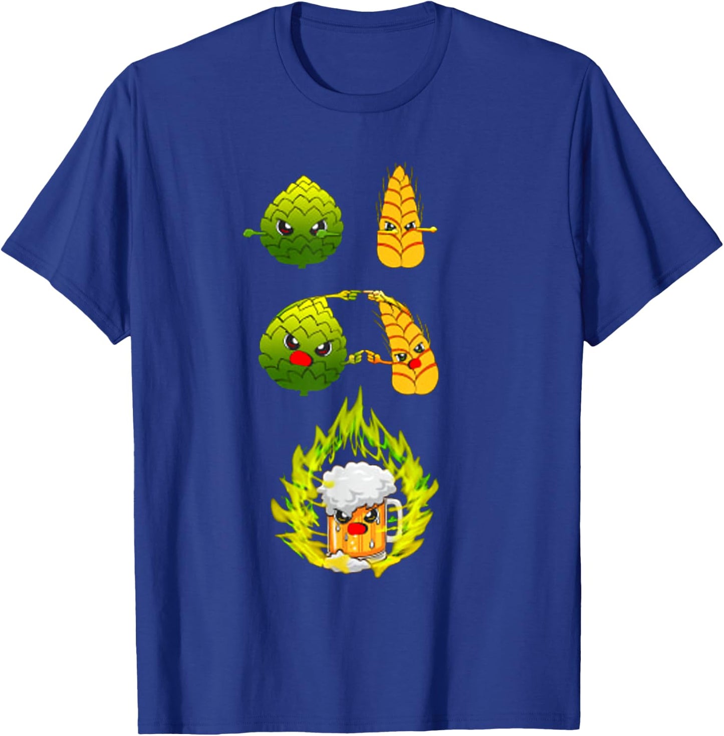 Wheat Beer Hops Fusion Beer Shirt For Beer Drinker Lover T-Shirt - T-Shirt | Royal
