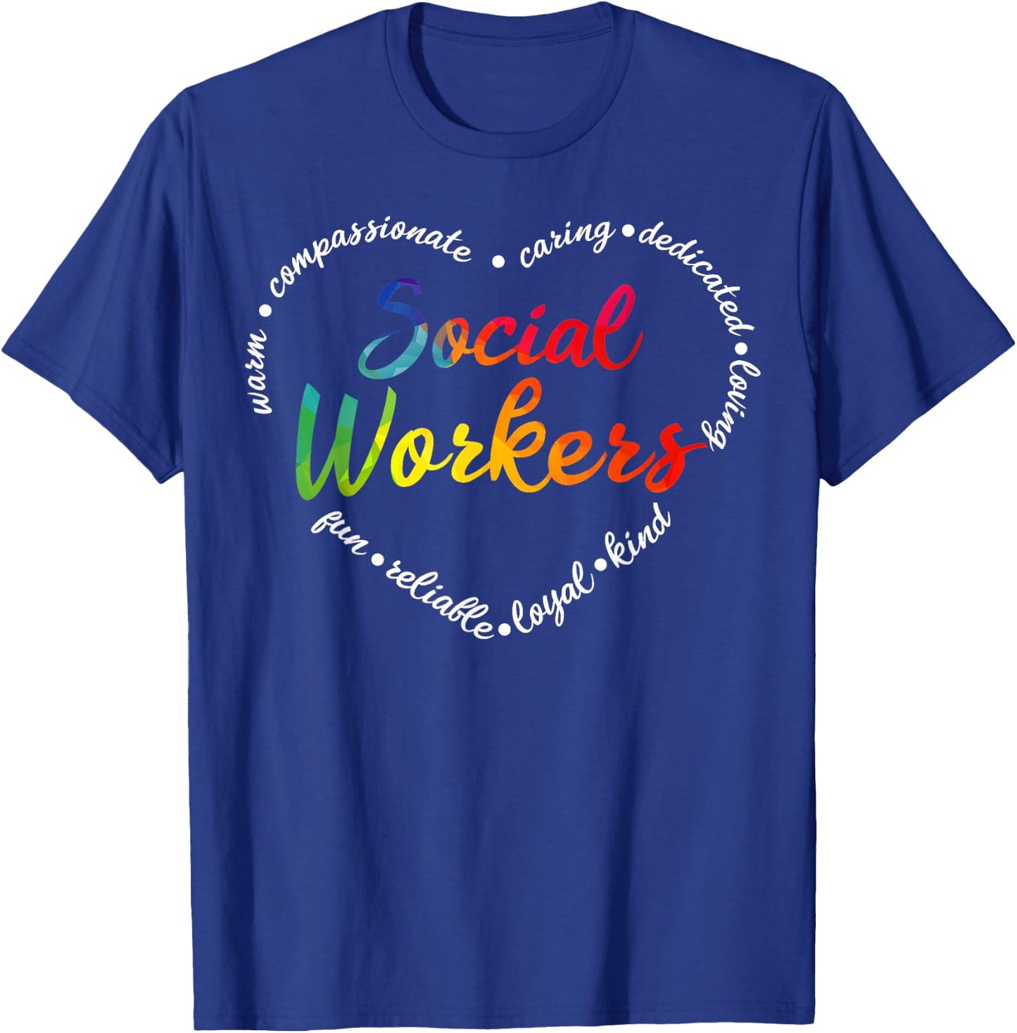 Social Worker Social Work Caseworker Public Servant Themed T-Shirt - T-Shirt | Royal