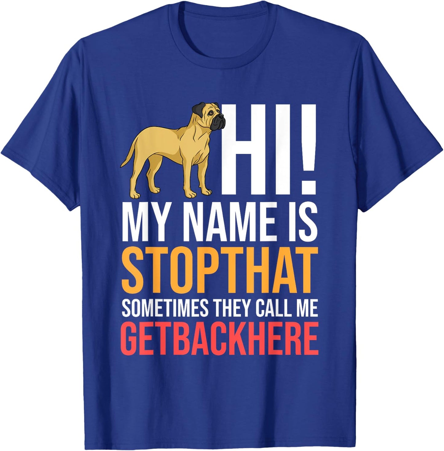 English Mastiff Dog Gift Puppies Owner Lover Women Girls Kids T-Shirt - T-Shirt | Royal