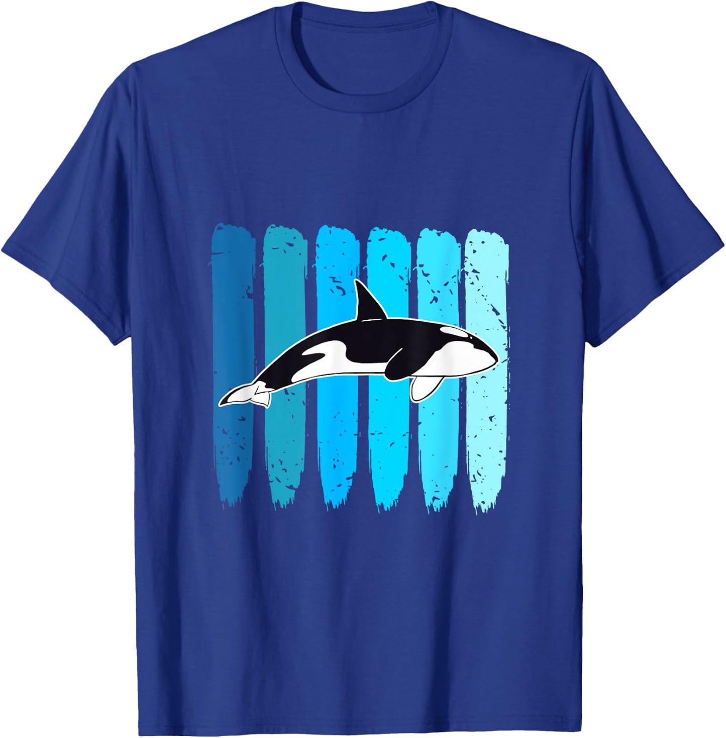 Orca Whale Cetacean Lover Ocean Animal Retro Whale T-Shirt - T-Shirt | Royal