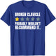 Funny Broken Clavicle and Fractured Collar Bone Injury T-Shirt - T-Shirt | Royal