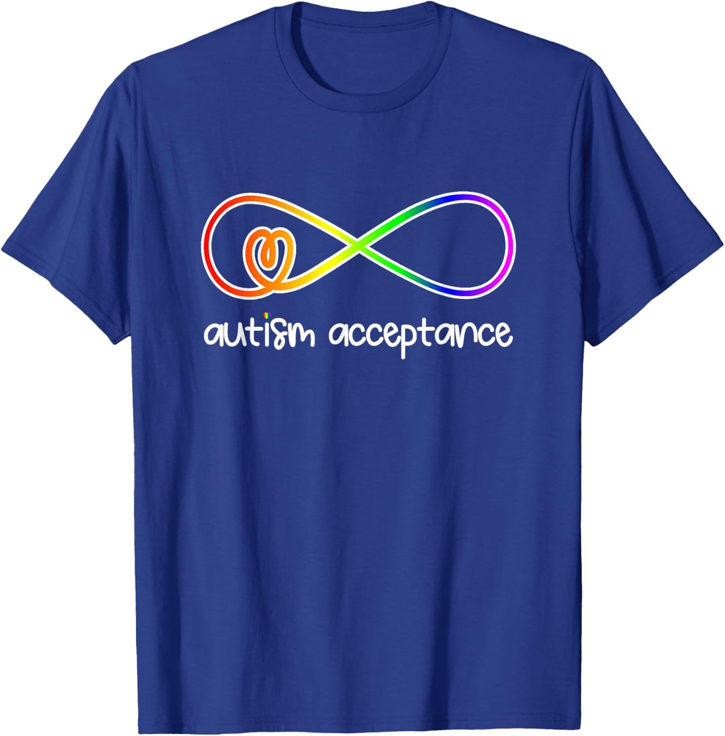 Wear Red Instead Autism-Acceptance In April T-Shirt - T-Shirt | Royal