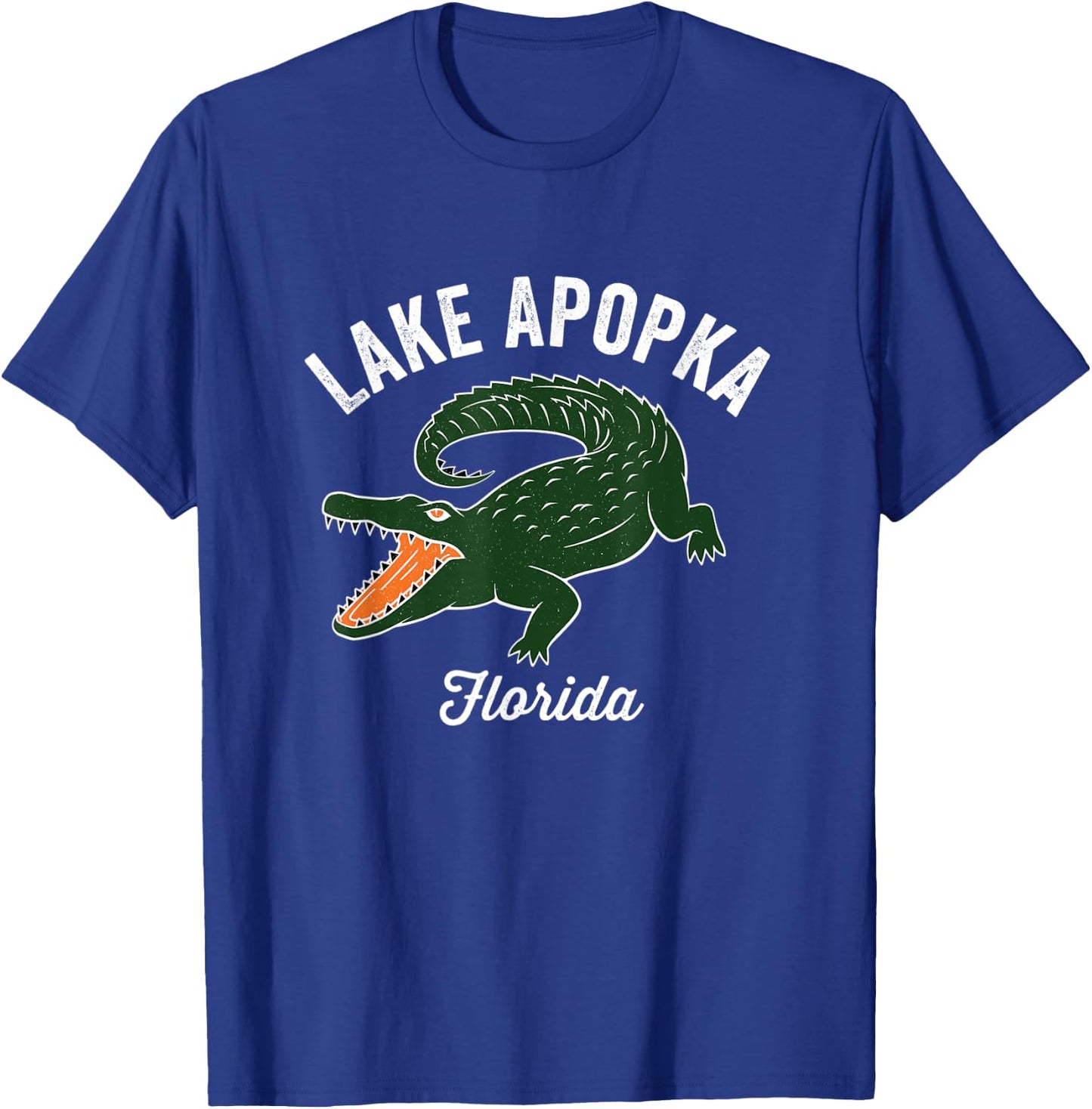 Lake Apopka Florida Alligator Graphic T-Shirt - T-Shirt | Royal