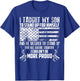Cool I Taught My Son To Stand | Funny US Army Parents Gift T-Shirt - T-Shirt | Royal