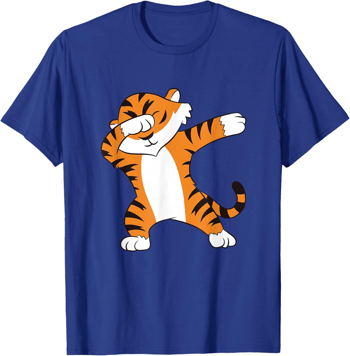 Tiger Dabbing Cute Tiger T-Shirt - T-Shirt | Royal