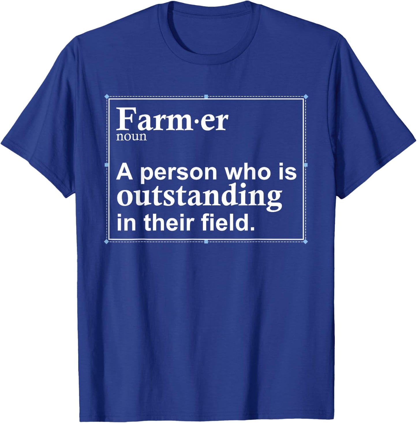 Funny Dairy Farmer Gift Local Farming Men Women Boys Girls T-Shirt - T-Shirt | Royal