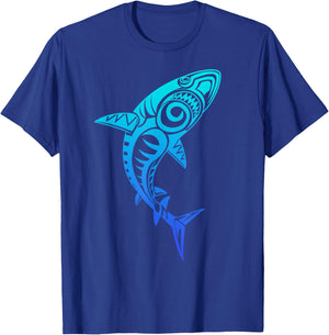 Culture Shark Symbol Blue, Haka Kia Ora Dance New Zealand T-Shirt - T-Shirt | Royal