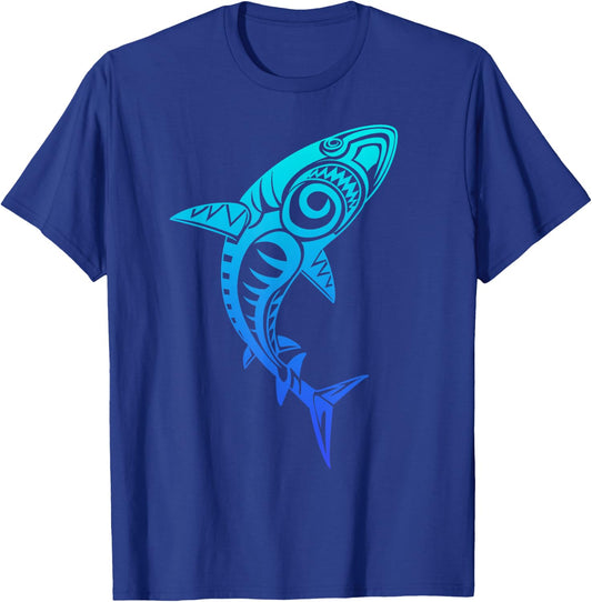 Culture Shark Symbol Blue, Haka Kia Ora Dance New Zealand T-Shirt - T-Shirt | Royal