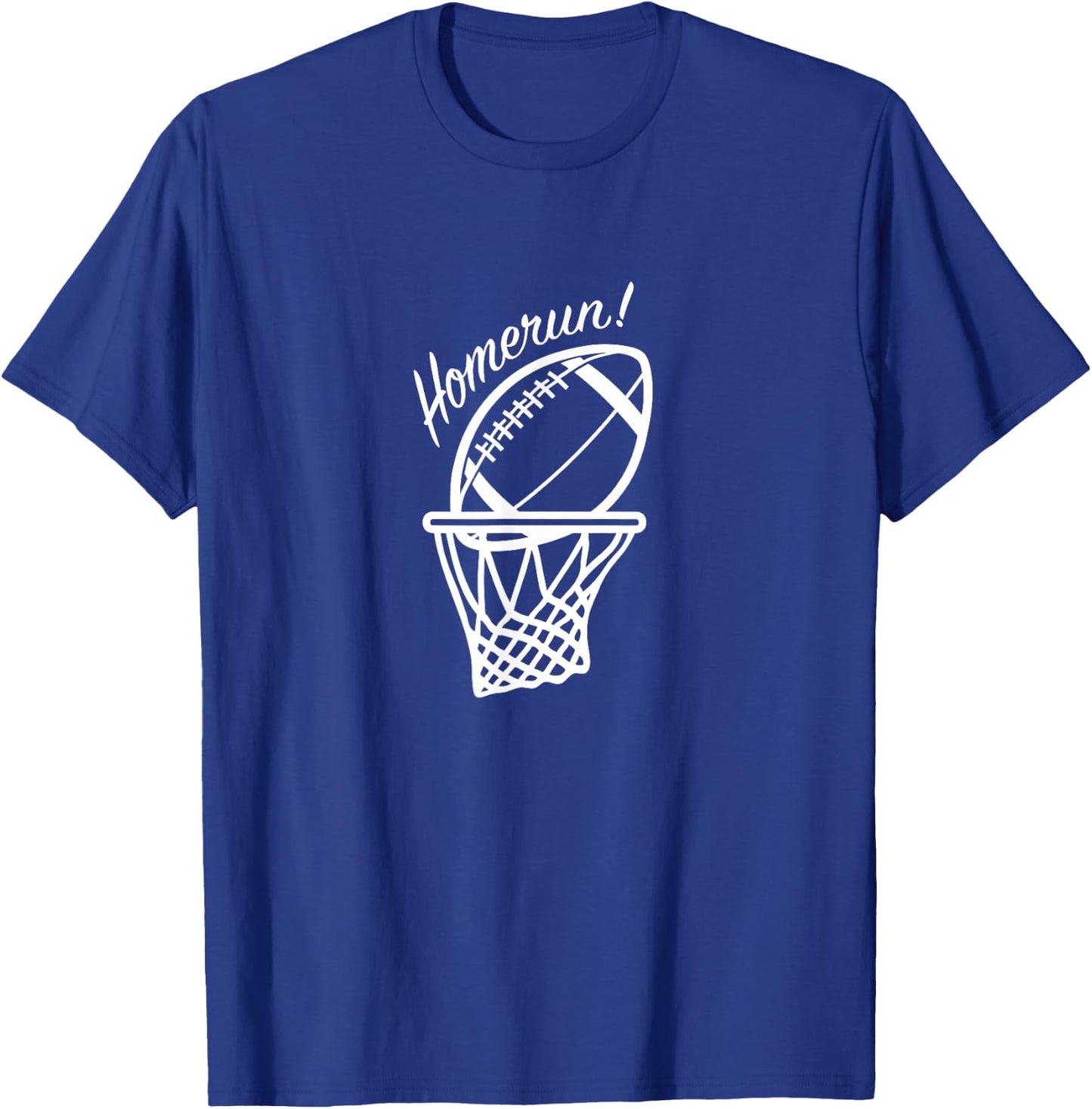 Funny Baseball Football Basketball Sports Novelty Gift T-Shirt - T-Shirt | Royal