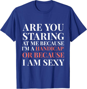 Handicap Humor Sexy Disabled Survivor Warrior T-Shirt - T-Shirt | Royal