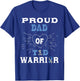 T1D Proud Dad Diabetes Awareness Type 1 Insulin Pancreas T-Shirt - T-Shirt | Royal