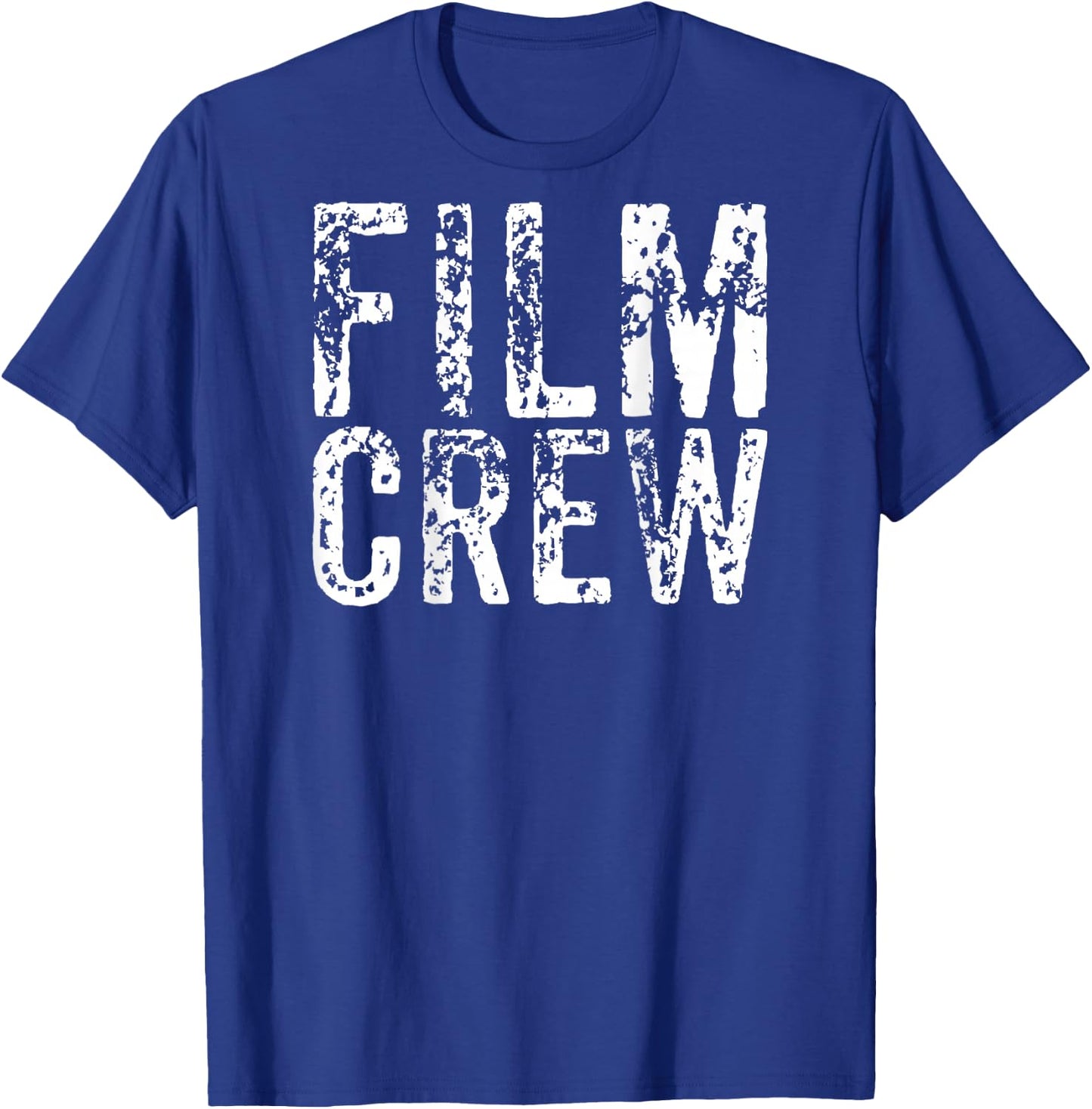 BACK ONLY Film Crew TV Movie Production Set Team T-Shirt - T-Shirt | Royal