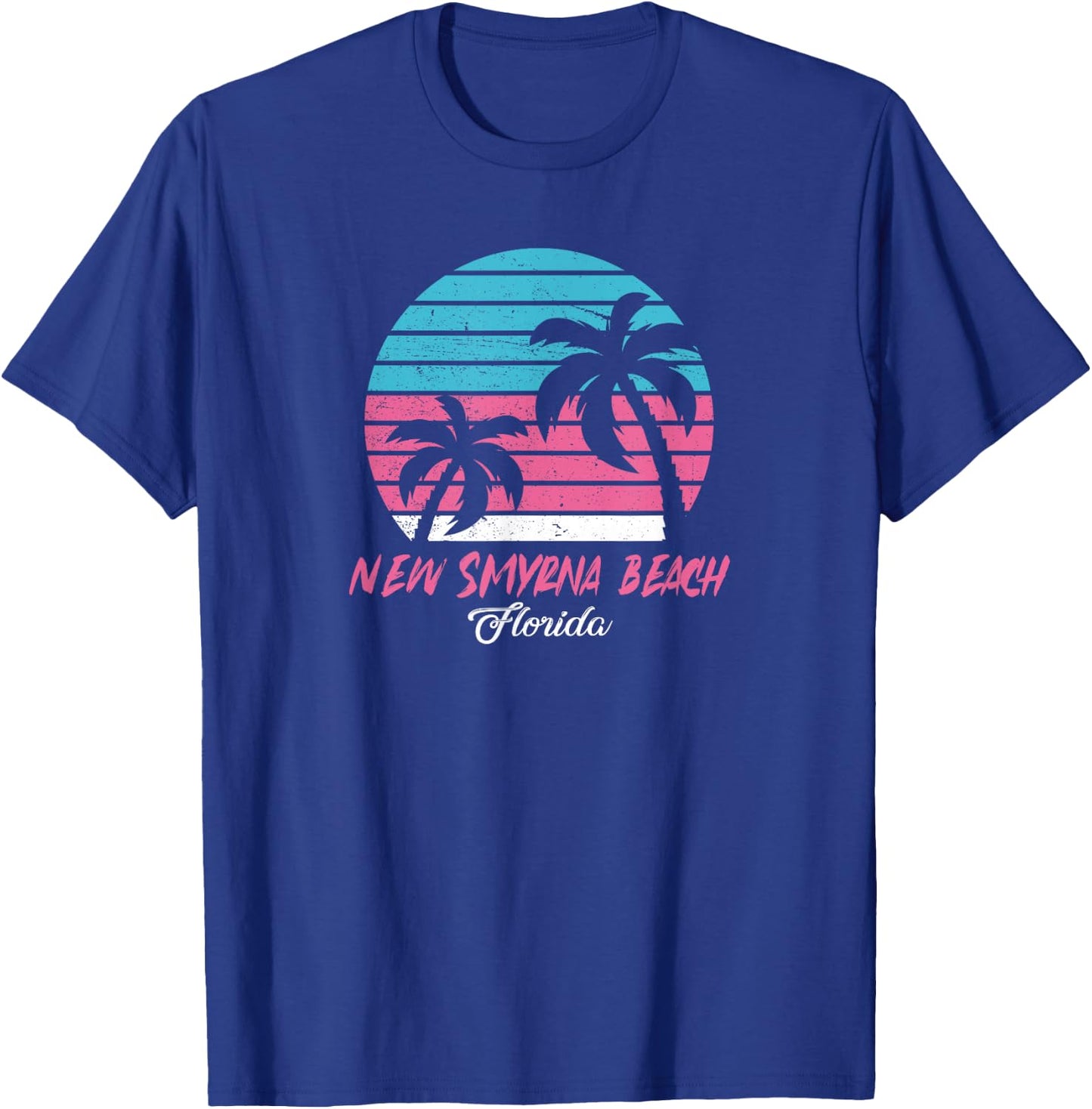New Smyrna Beach Souvenir - Florida Reminder Men Women T-Shirt - T-Shirt | Royal