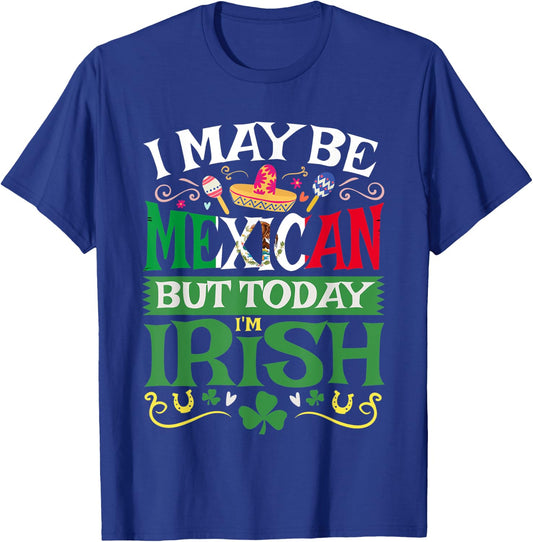 St. Saint Patrick's Day Mexican Latino Beer Shamrock Gift T-Shirt - T-Shirt | Royal