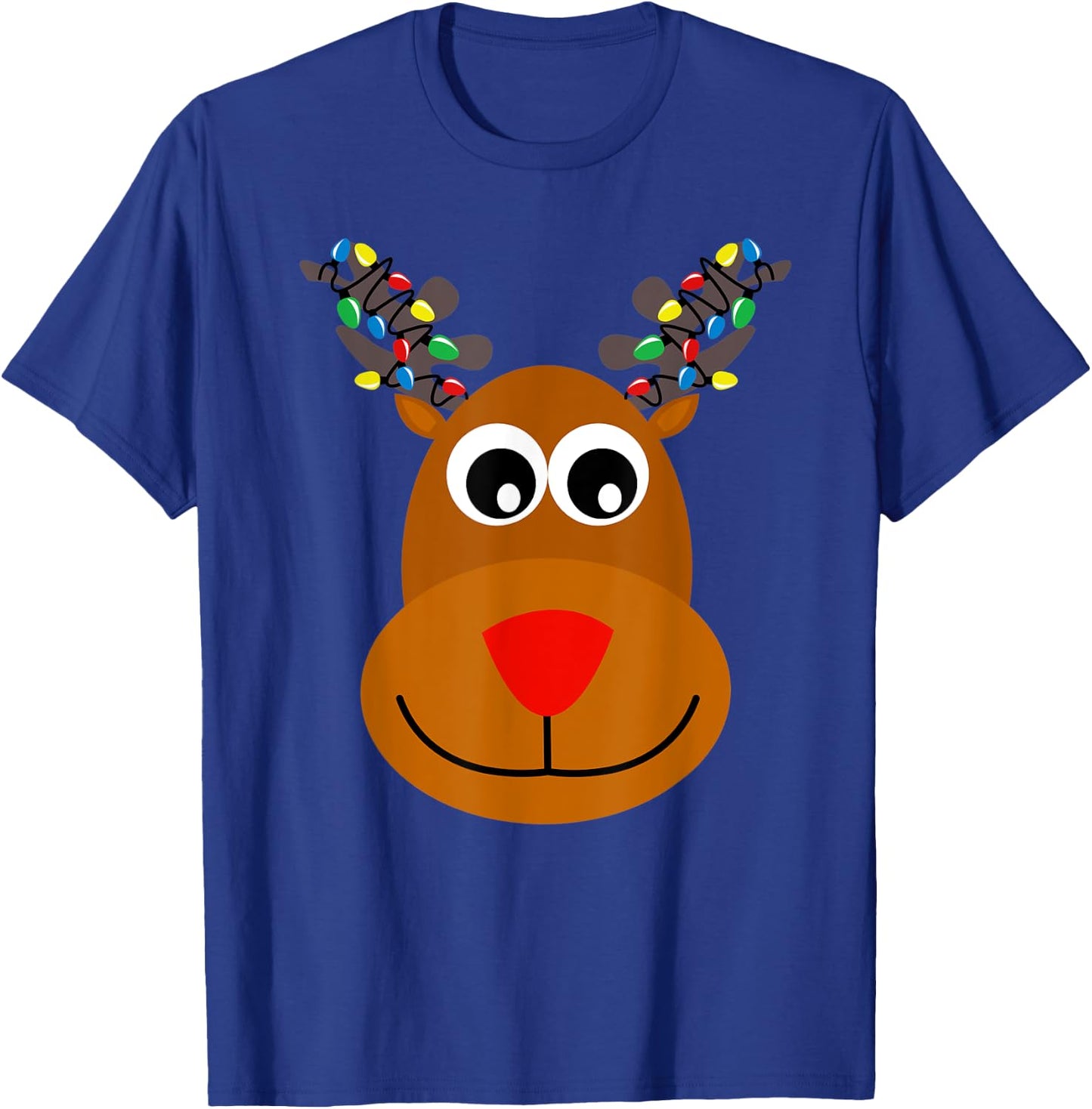 RUDOLPH Red Nose Reindeer | Santa Christmas T-Shirt - T-Shirt | Royal