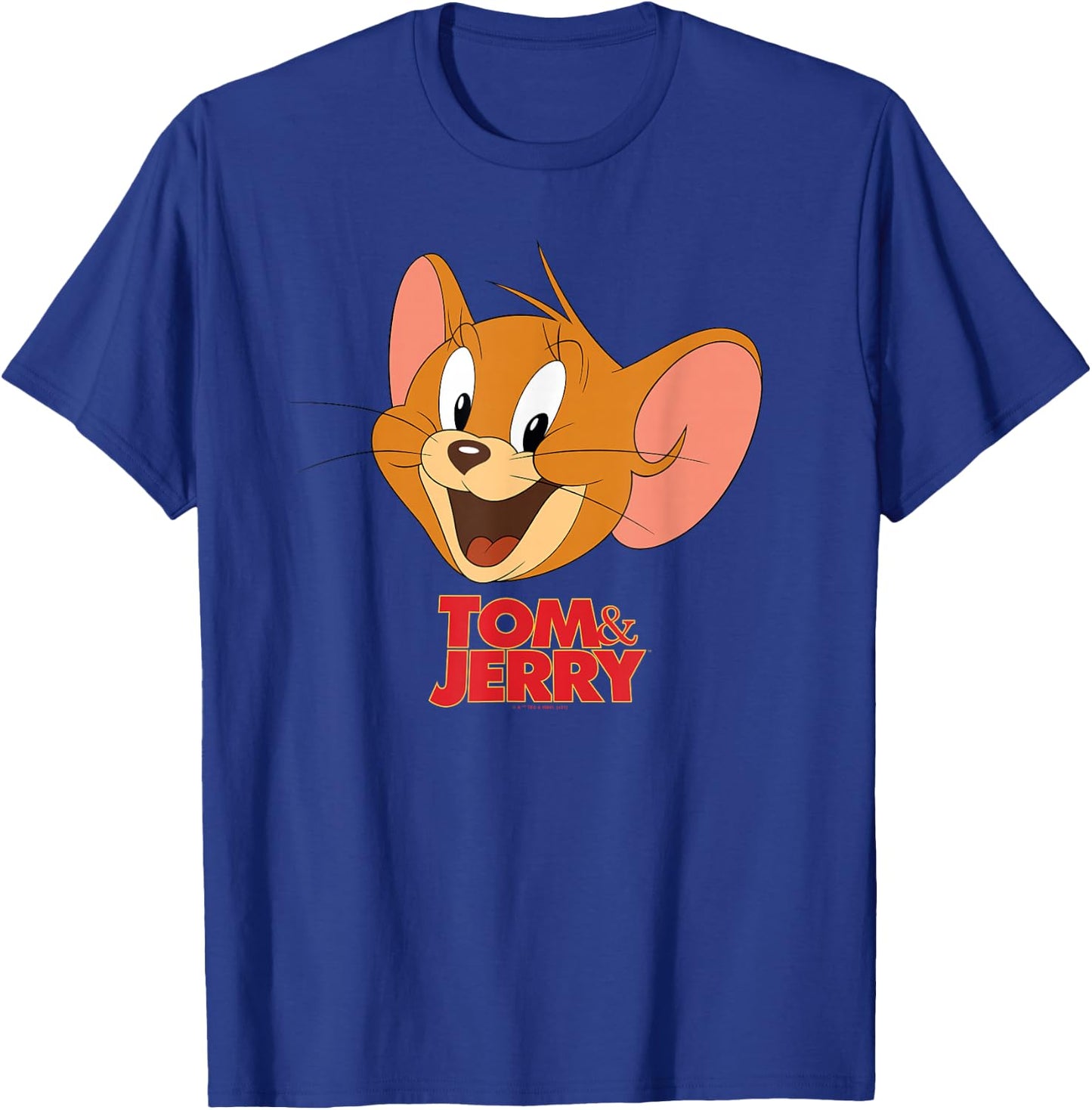 Tom & Jerry Movie Jerry Head Small T-Shirt - T-Shirt | Royal
