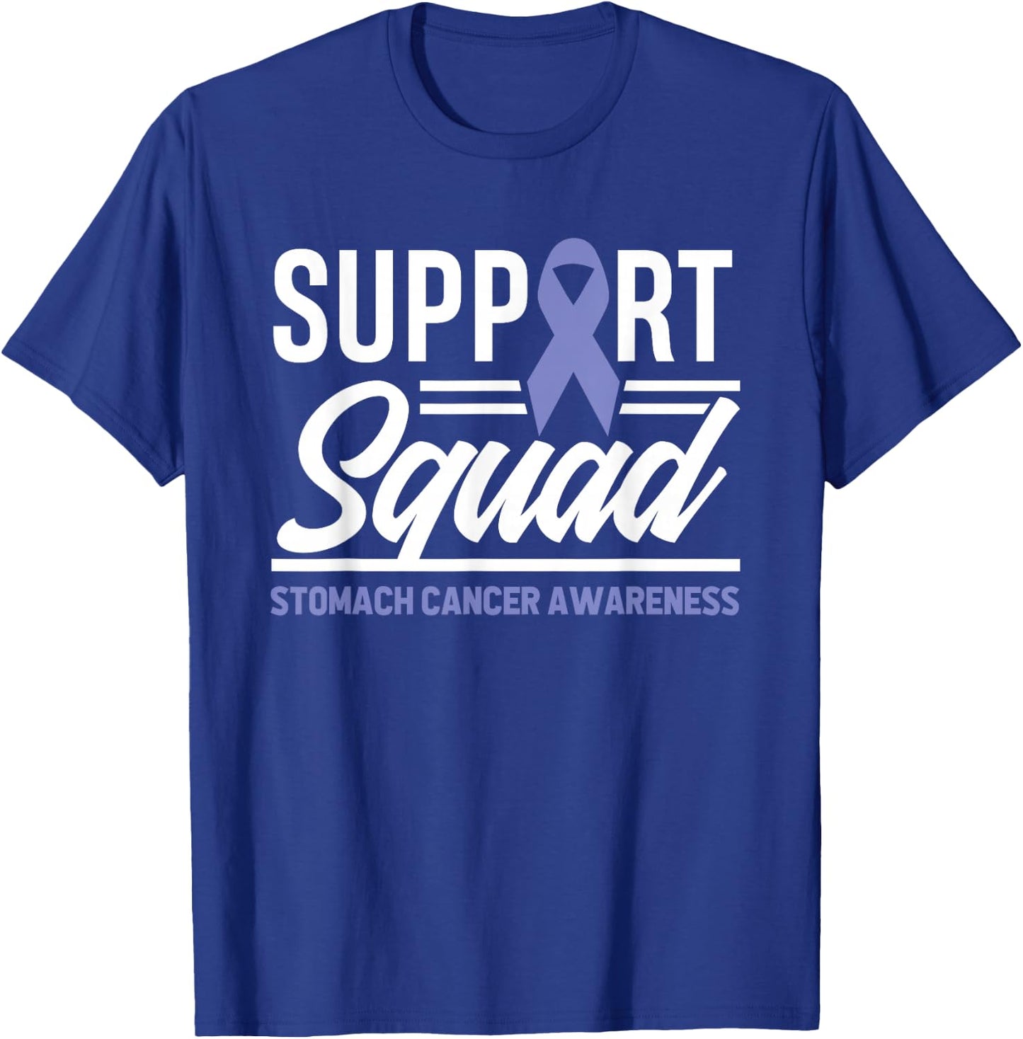 Stomach Cancer Support Squad Stomach Cancer Awareness T-Shirt - T-Shirt | Royal