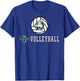 Santa Fe High School Wolves Volleyball T-Shirt - T-Shirt | Royal