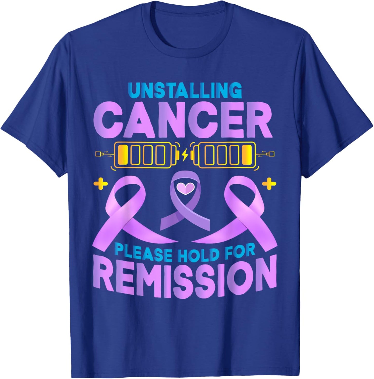 Chemo Uninstalling Cancer Chemotherapy T-Shirt - T-Shirt | Royal