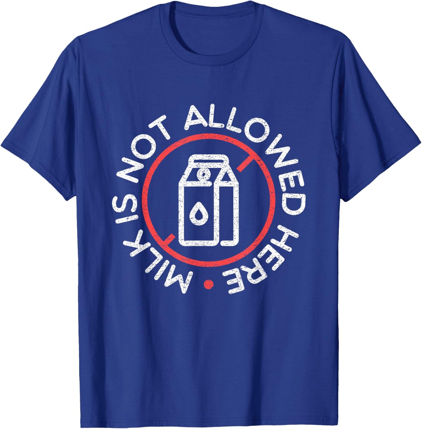 Lactose intolerance lactose milk allergy intolerance T-Shirt - T-Shirt | Royal