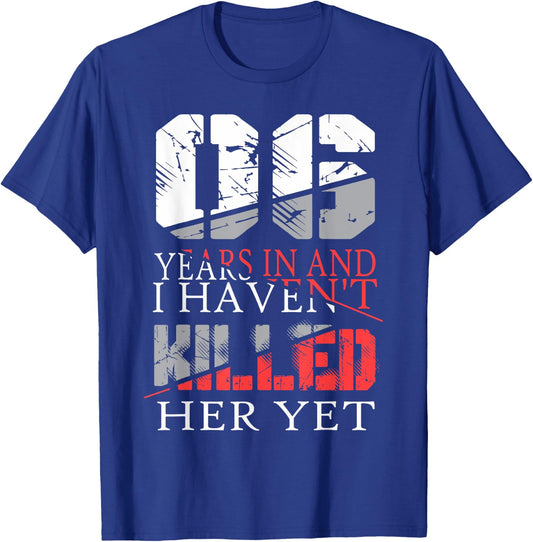 6th Wedding Anniversary Gift Shirts Her Couples T-Shirt - T-Shirt | Royal