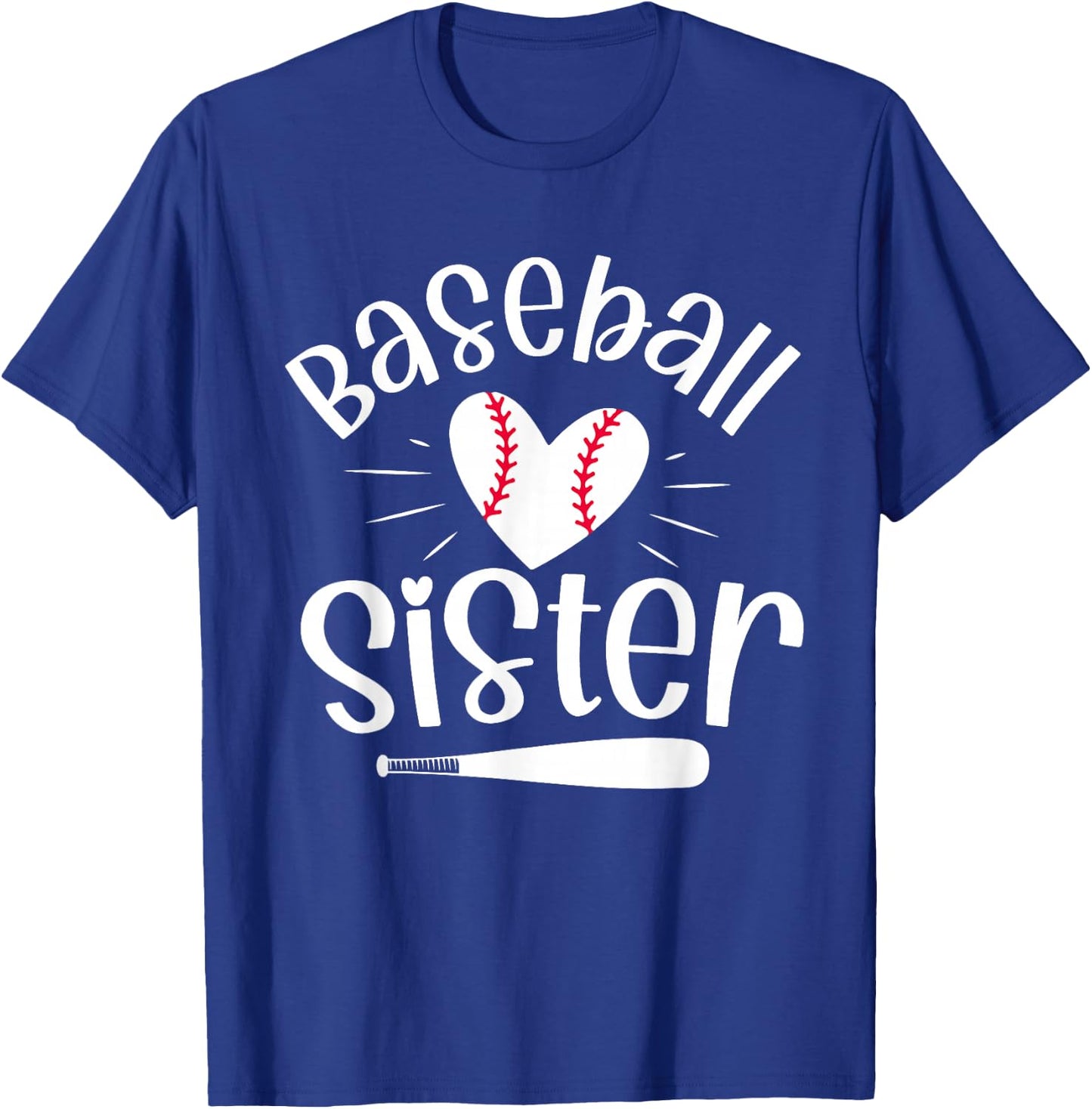 Baseball Sister Funny for Baseball Sisters Fans T-Shirt - T-Shirt | Royal