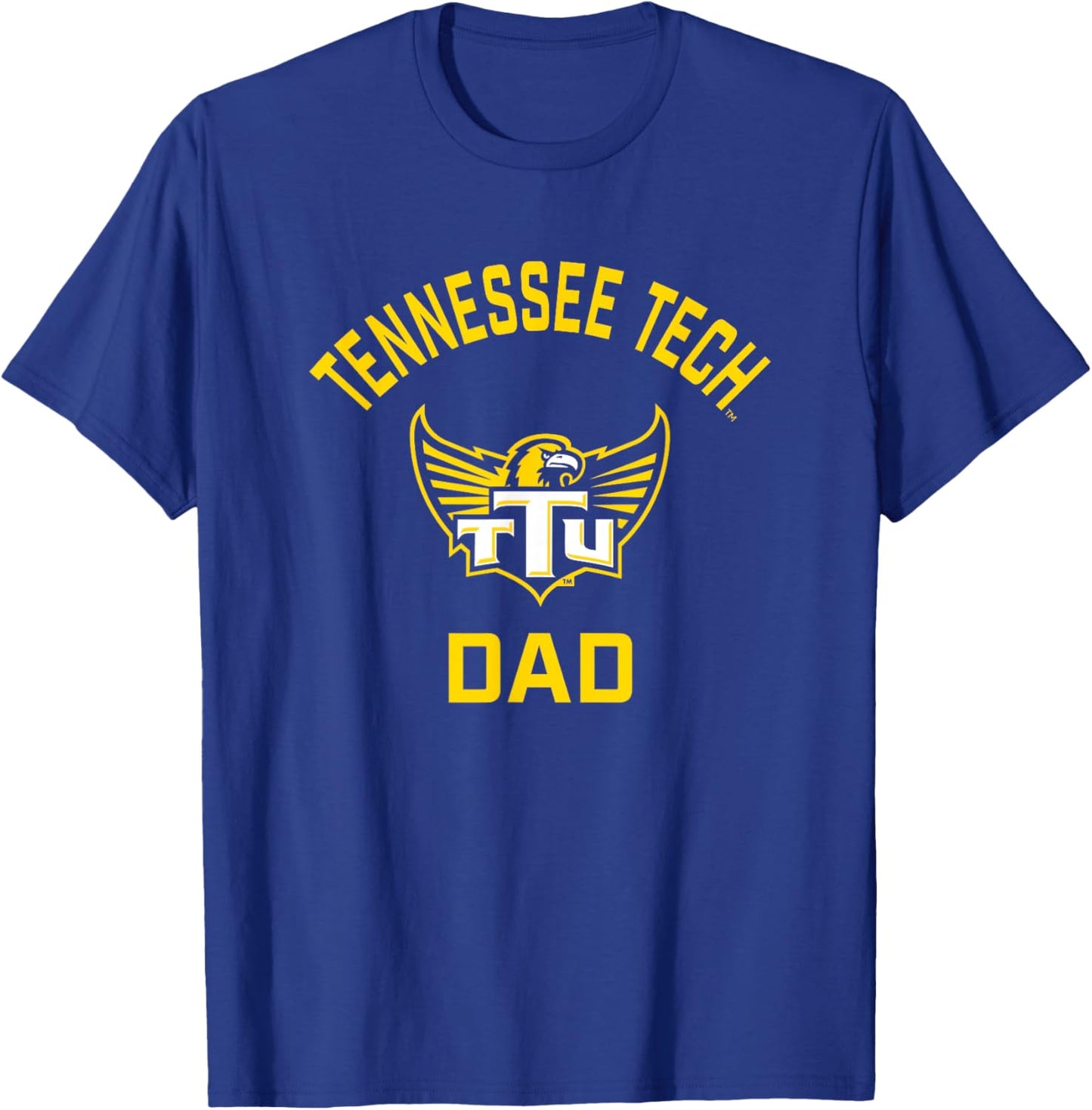Tennessee Tech Golden Eagles Arched Dad T-Shirt - T-Shirt | Royal