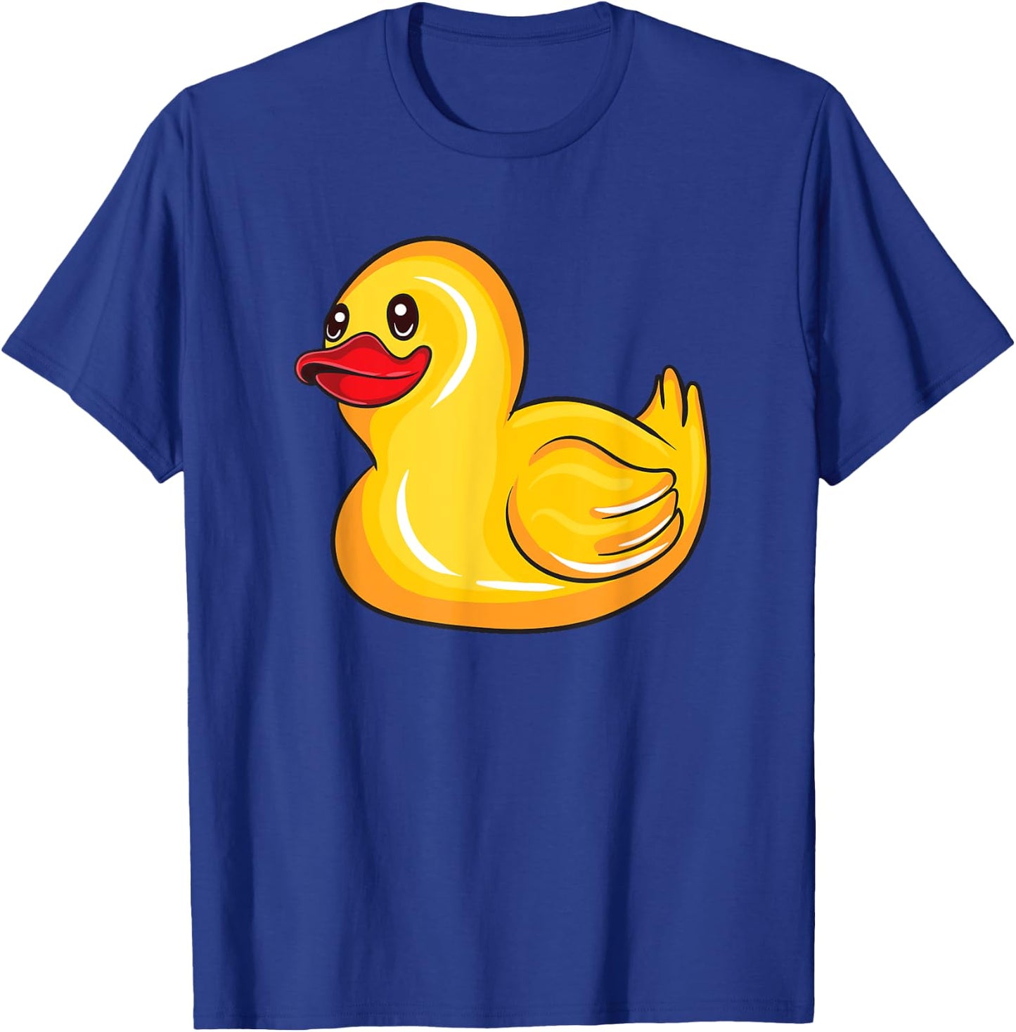 Cute Rubber Duck Gift Toddlers Men Women Funny Duckling T-Shirt - T-Shirt | Royal