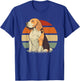 Beagle Retro Sunset Dog Pet Men Women Girls Kids T-Shirt - T-Shirt | Royal