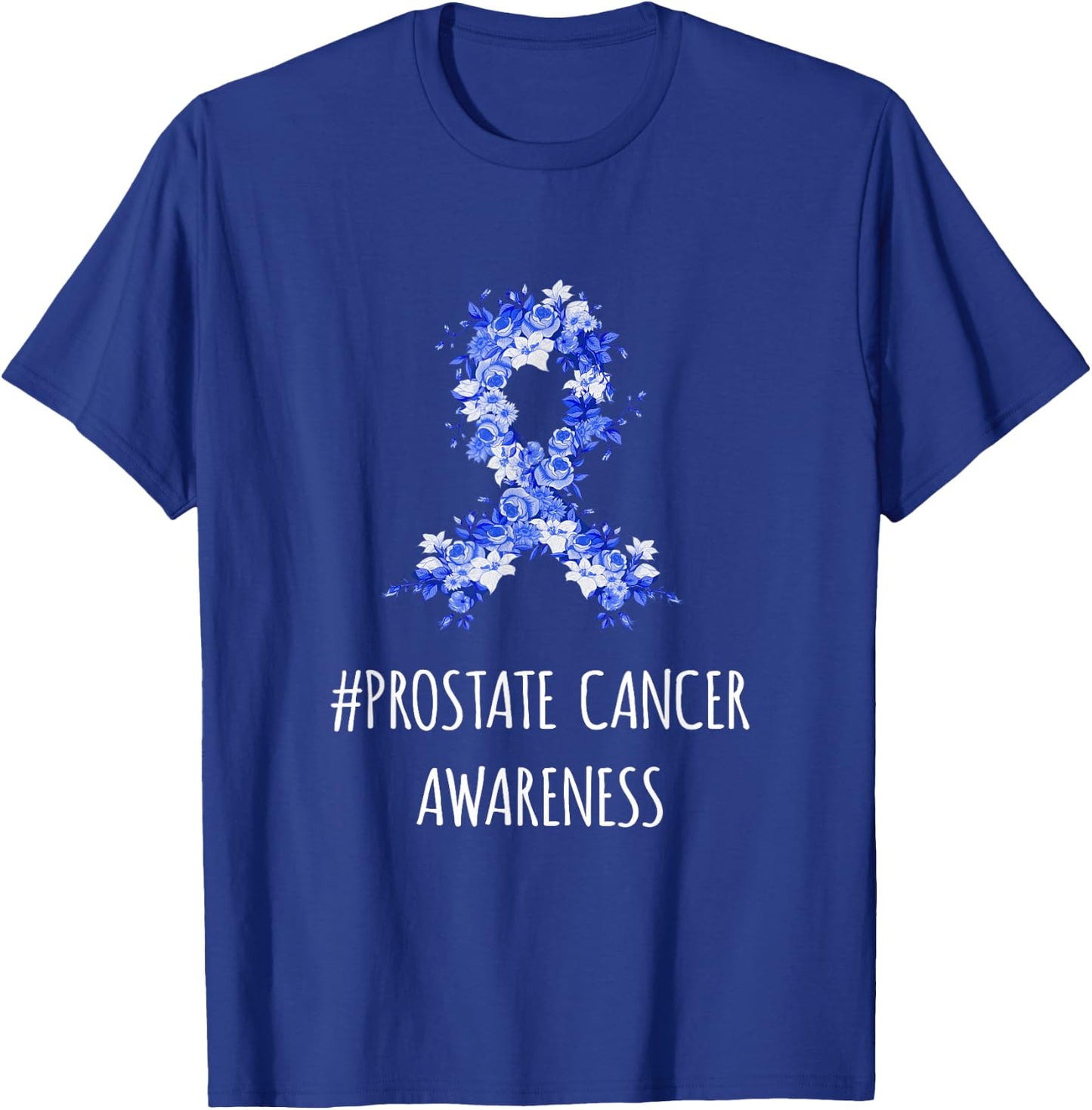 Prostate Cancer Attention Shirt | Prostate Cancer T-Shirt - T-Shirt | Royal