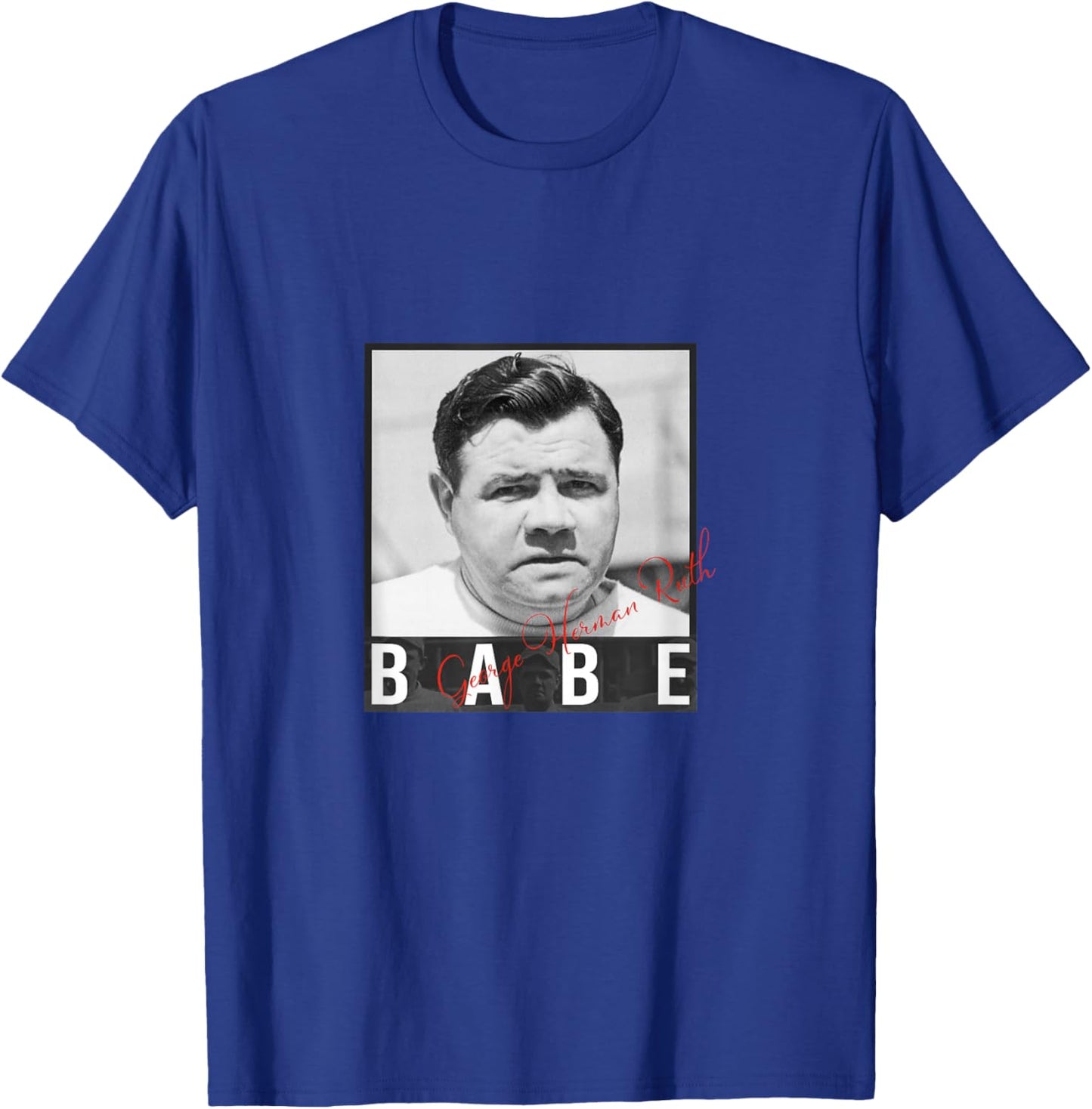Baseball_Babe Ruth_001 T-Shirt - T-Shirt | Royal