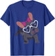 Cute Frenchie Girls Women Gift Pet Animal French Bulldog T-Shirt - T-Shirt | Royal