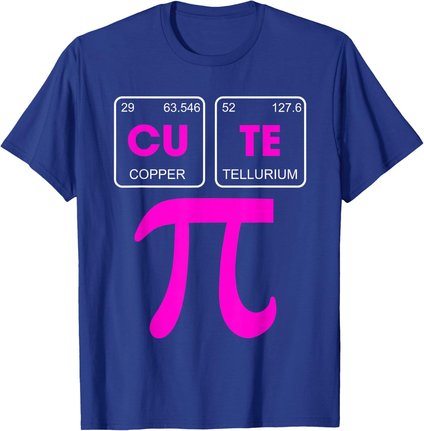Funny Pi Day 3.14 Pi Math Science Periodic Table Pun Teacher T-Shirt - T-Shirt | Royal